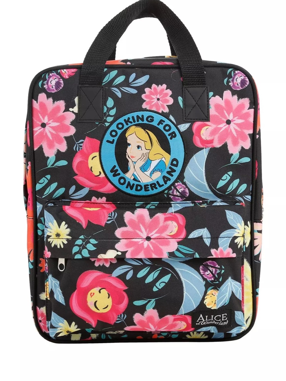 Loungefly Disney Alice In Wonderland Floral Mini Briefcase Backpack